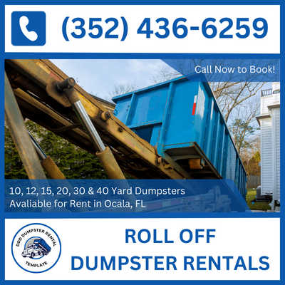 Top Roll Off Dumpster Rentals in Ocala, Florida - Home and Commercial - DDD Dumpster Rental Ocala